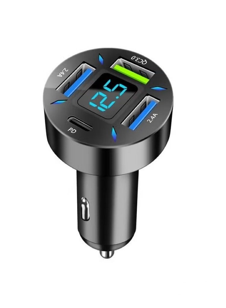 4 In 1 USB Car Charger QC3.0 PD20W - Image 1