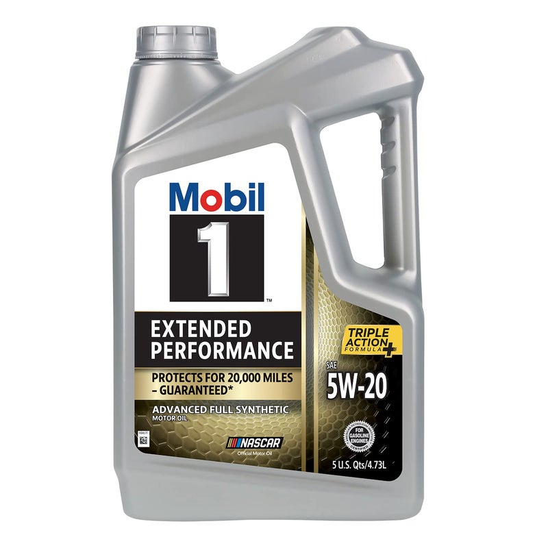 Mobil 1 Extended Performance Full Synthetic Motor Oil 5W-20, 5 Quart - Image 2
