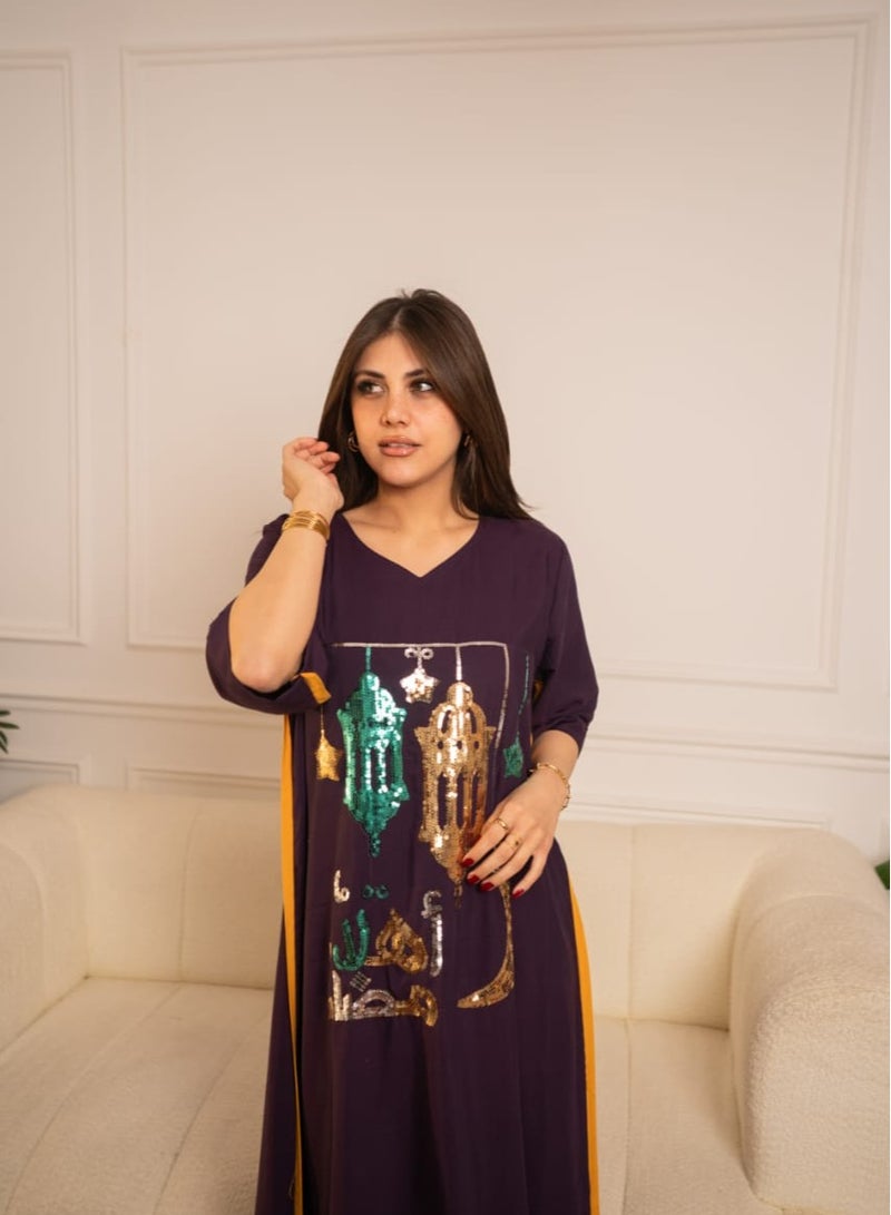 Brides Midi jalabiya Ahla Ramadan A462 - Image 4