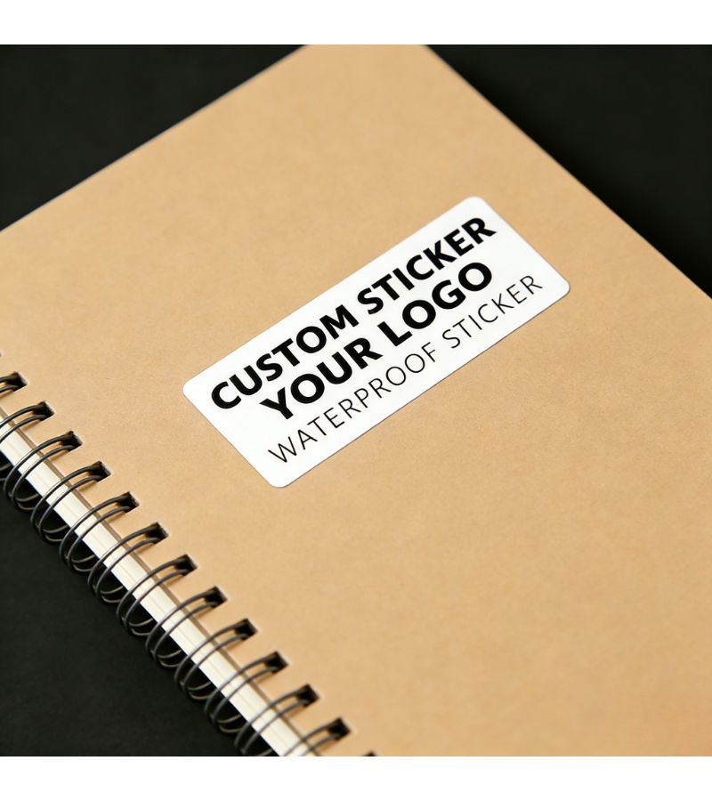 Custom Rectangular Stickers 1.18x1.97 Inch 100 Pieces Waterproof Self Adhesive Labels - Image 5