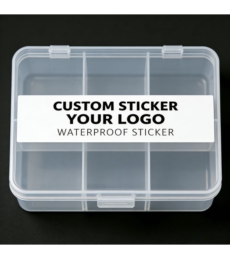 Custom Rectangular Stickers 1.18x1.97 Inch 100 Pieces Waterproof Self Adhesive Labels - Image 3