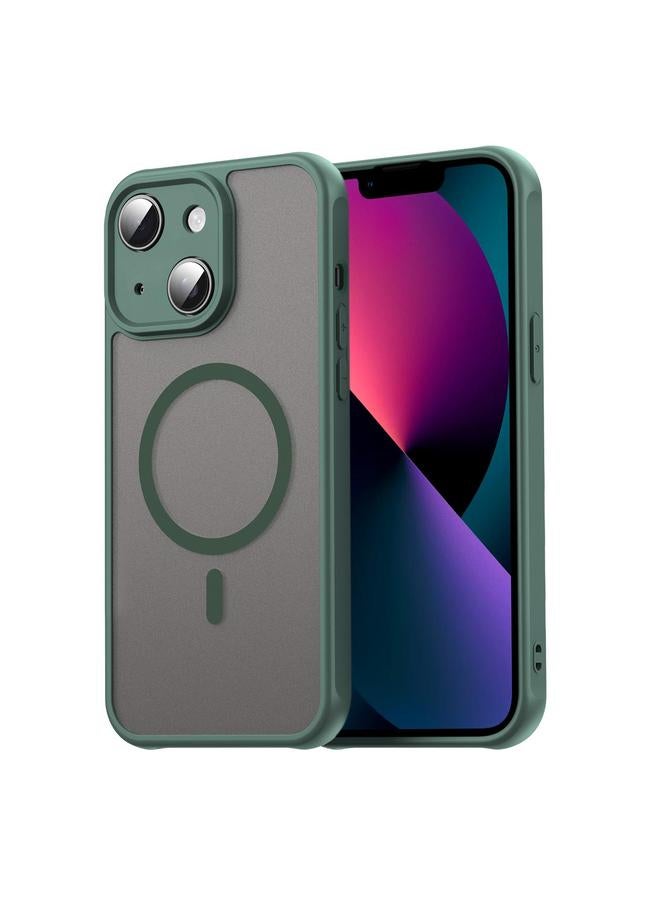 Zaboon Case For iPhone 13 Fan Dun Series TPU Hybrid PC Frosted Magsafe Phone Case - Image 1