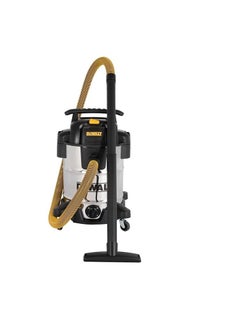 DEWALT Stainless Steel Wet & Dry Vacuum Cleaner 38 Litre with 2.1m Hose DXV38S, Heavy Duty Vacuum, Carpet Cleaner  - Image 5