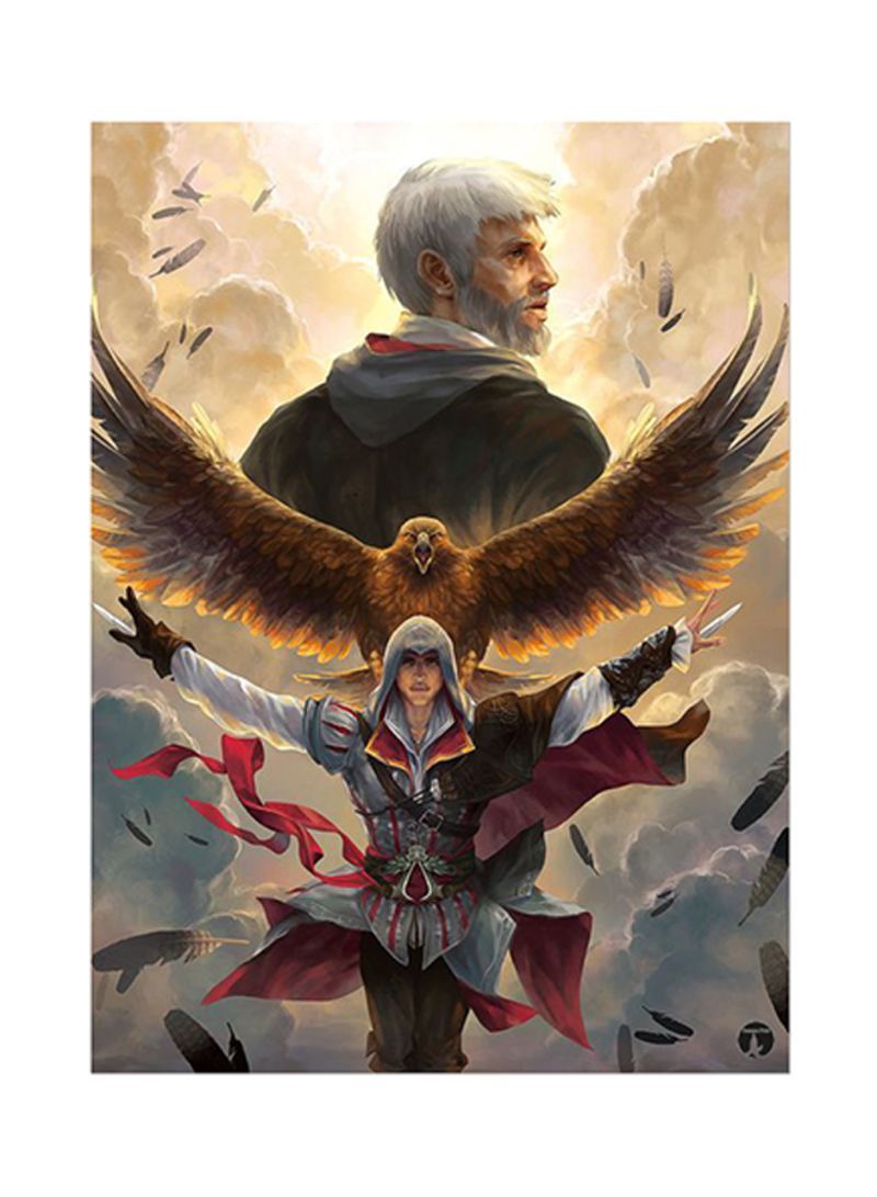 RKN Video Game Assassin's Creed Metal Plate Poster Multicolour 15x20centimeter