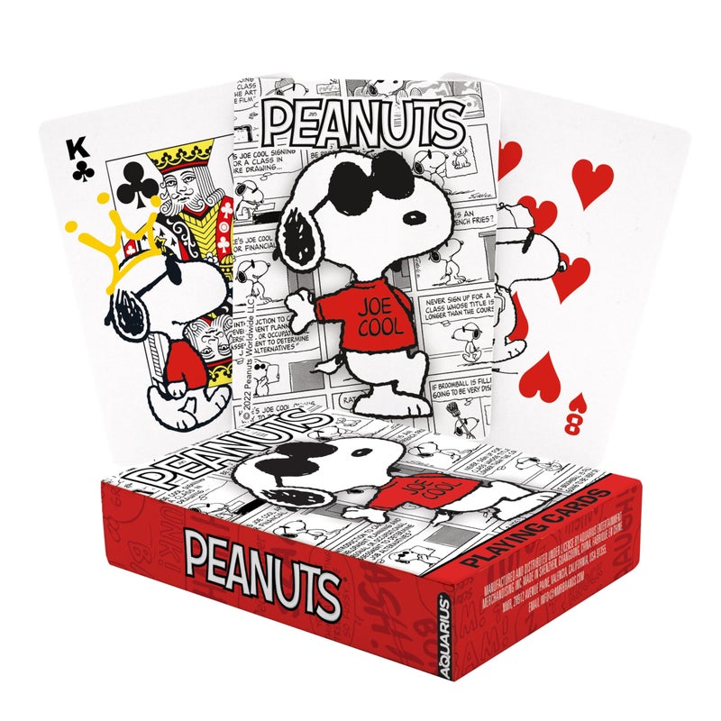 Aquarius Peanuts Joe Cool Playing Cards Joe Cool Themed Deck of Cards for Your Favorite Card Games Officially Licensed Peanuts Merchandise Collectibles - Image 3