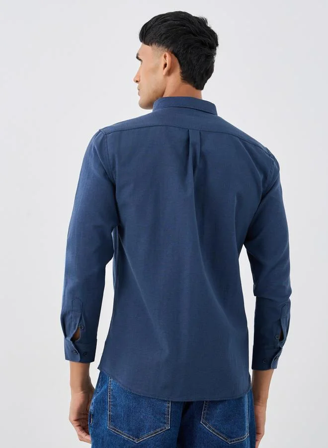 Styli Styli Regular Fit Buttoned Long Sleeve Shirt