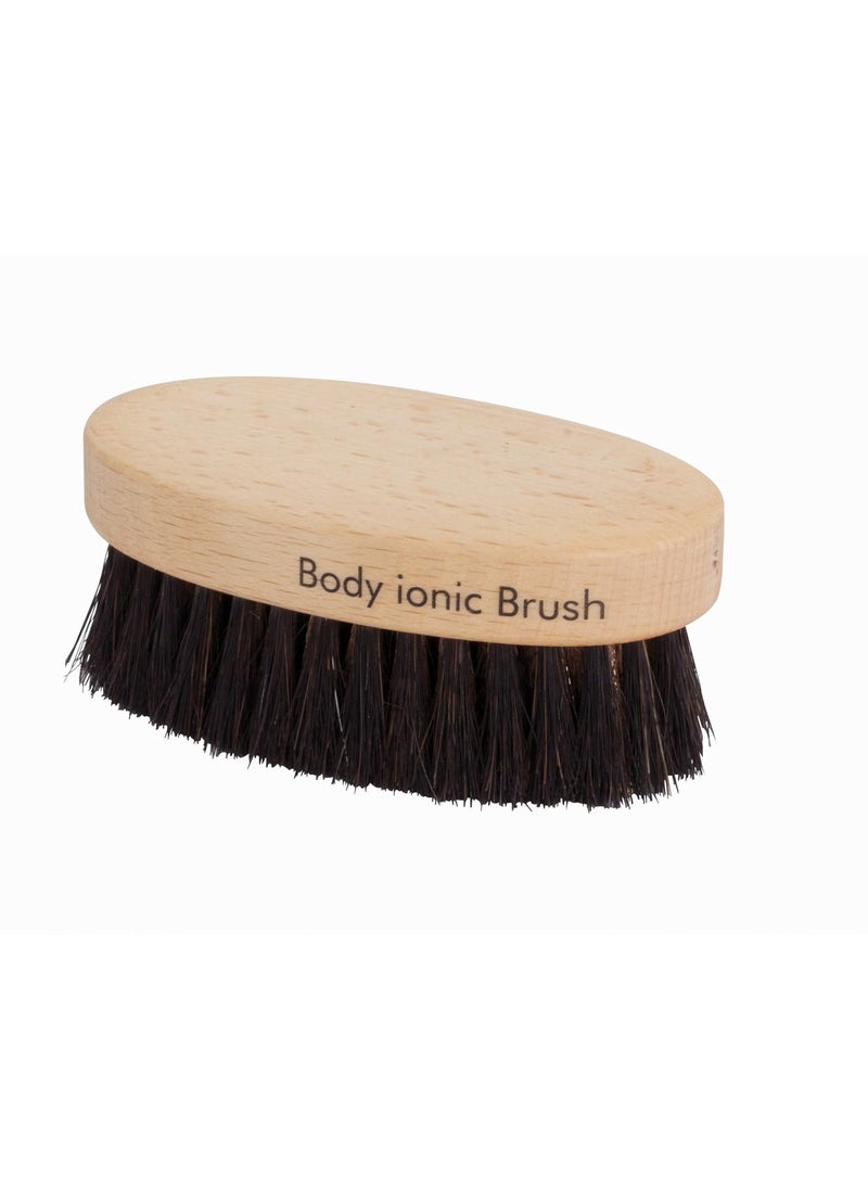 REDECKER Redecker Fine Bronze Wire/Horsehair Massage Brush Body Ionic with Oiled Beechwood Handle, 3-1/2-Inches 