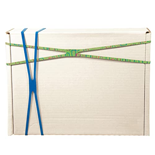 Alliance أربطة مطاطية غير لاتكس من أليانس رابر 07875 بريتيز 4-طرق، 8-1/2"، عبوة 3، أزرق، برتقالي، وأخضر ليموني - Image 4