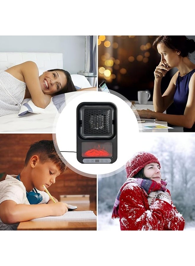 Space-Saving Heater—600W Fast-Working Compact Portable Heating Fan, Lightweight Indoor Heating Equipment, Adjustable Options to Direct Warm Air Effectively - Image 5
