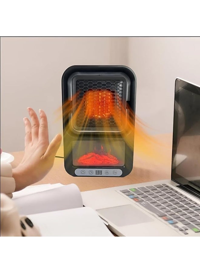 Space-Saving Heater—600W Fast-Working Compact Portable Heating Fan, Lightweight Indoor Heating Equipment, Adjustable Options to Direct Warm Air Effectively - Image 1