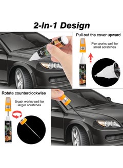 Generic 4 Pack Car Scratch Repair Kit - 2 in 1 Touch Up Paint Pen for Deep & Minor Scratches, Easy Car Scratch Remover, Black Paint for Cars  - Image 2