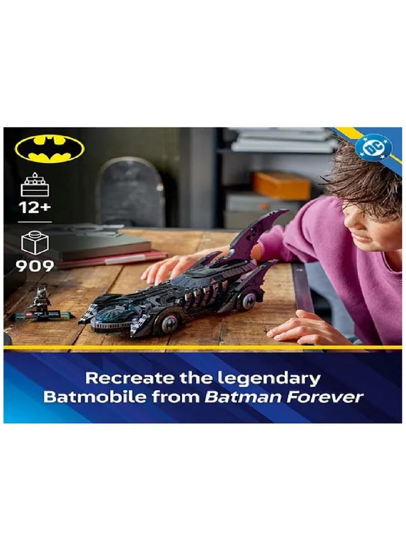 LEGO DC Batman: Batman Forever Batmobile Super Hero Toy, Bedroom Decor for Kids 76304 - 909 Pieces - Image 2