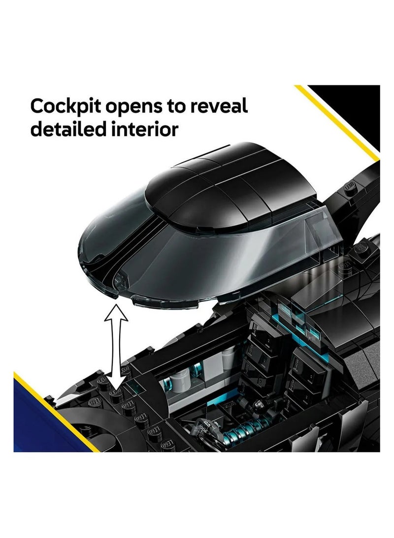 LEGO DC Batman: Batman Forever Batmobile Super Hero Toy, Bedroom Decor for Kids 76304 - 909 Pieces - Image 3