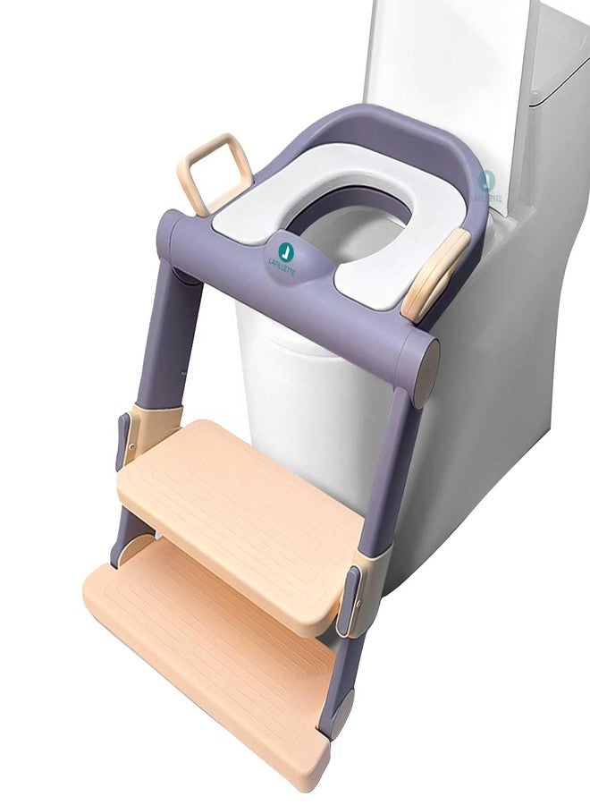 LAFILLETTE Lightweight Foldable Baby Potty Training Chair For Indoor And Outdoor Use (PEACH) - Image 1