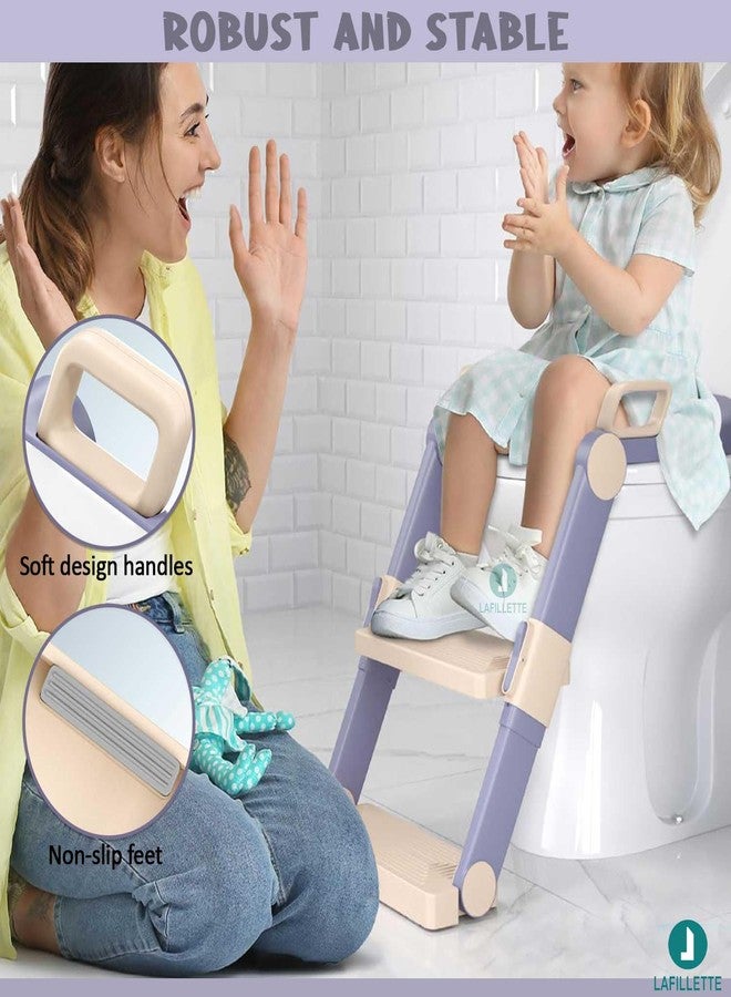 LAFILLETTE Lightweight Foldable Baby Potty Training Chair For Indoor And Outdoor Use (PEACH) - Image 4
