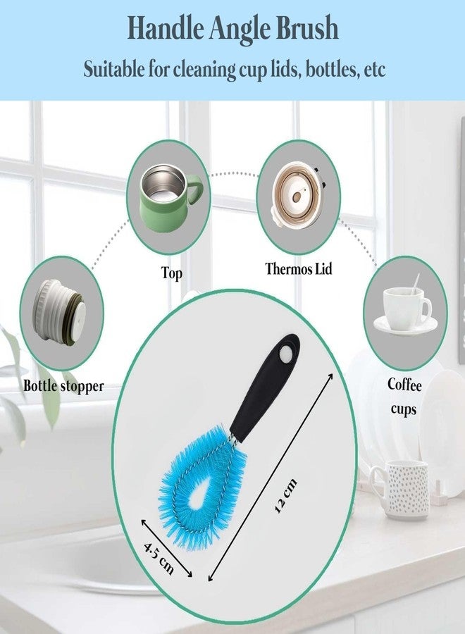 KESHAVAM Bottle Cleaner Brush Set, 15 inch Long Handle Washing Baby Bottle Cleaning Brushes for Narrow Neck Water Bottles Tumblers Straws Coffee Mugs Sport Bottles and Thermos Lid Cup Brush (3 pcs) - Image 5