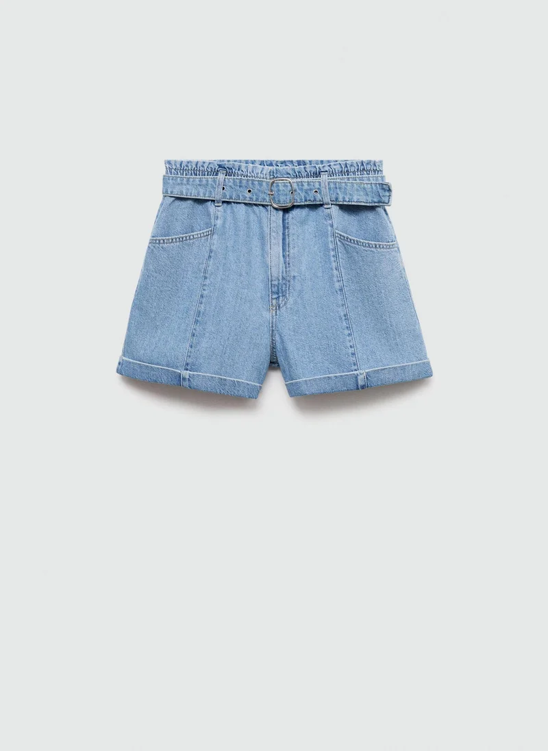 MANGO High Waist Shorts