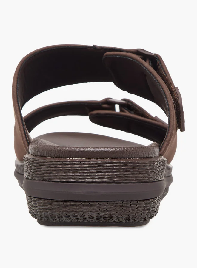 Le Confort Men Textured Slip-On Comfort Sandals