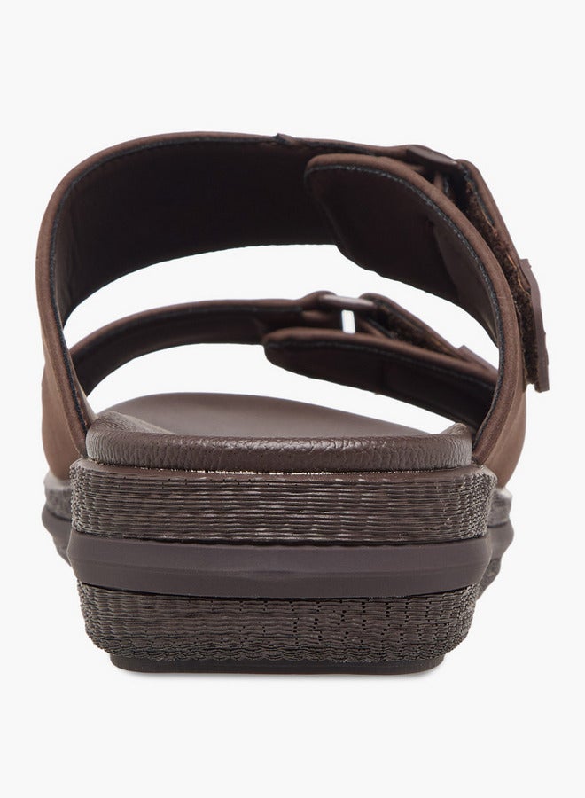 Le Confort Men Textured Slip-On Comfort Sandals  - Image 5