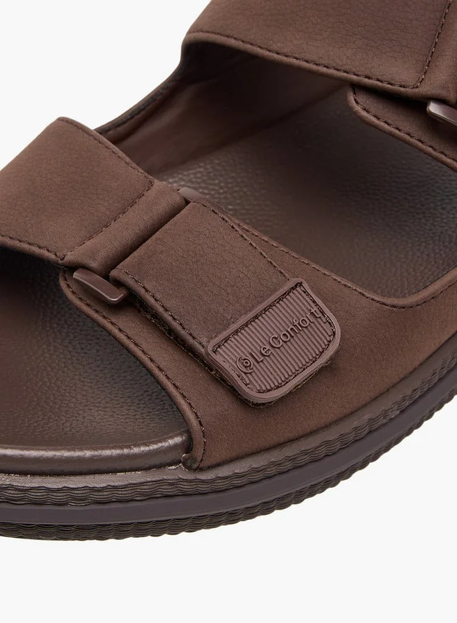Le Confort Men Textured Slip-On Comfort Sandals