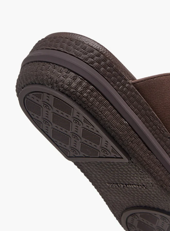 Le Confort Men Textured Slip-On Comfort Sandals