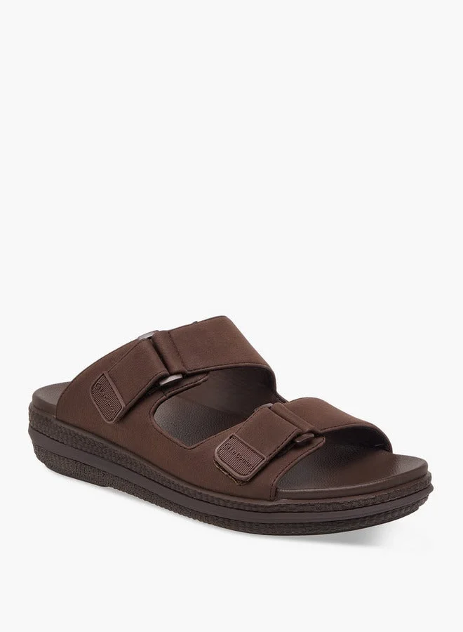 Le Confort Men Textured Slip-On Comfort Sandals
