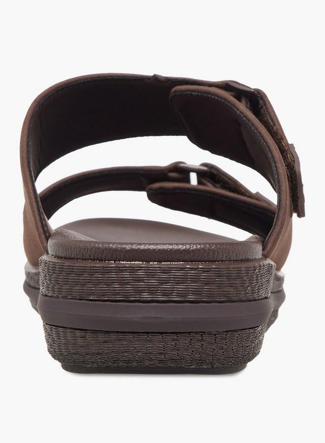 Le Confort Men Textured Slip-On Comfort Sandals - Image 5