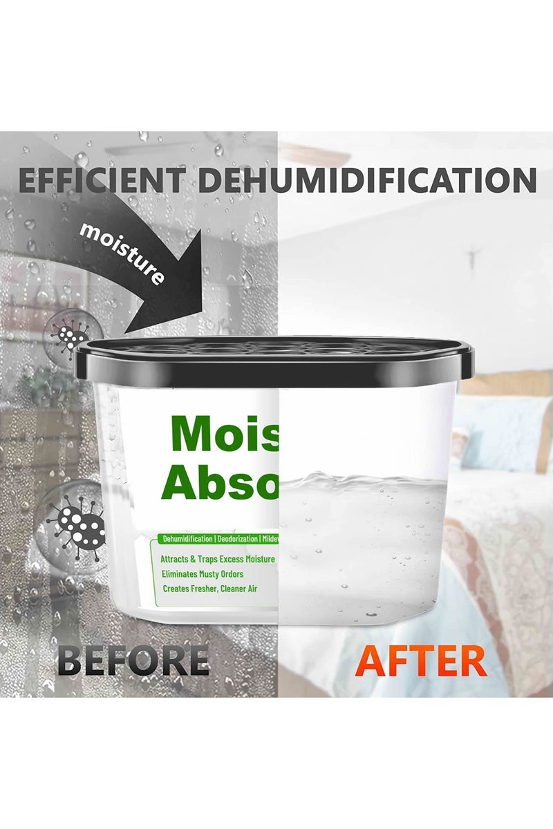 Household Dehumidifier Activated Charcoal Moisture Absorber and Odor EliminatorWardrobe Hygroscopic Anti-Mold Deodorizing Moistureproof Desiccant (4Pack) - Image 2