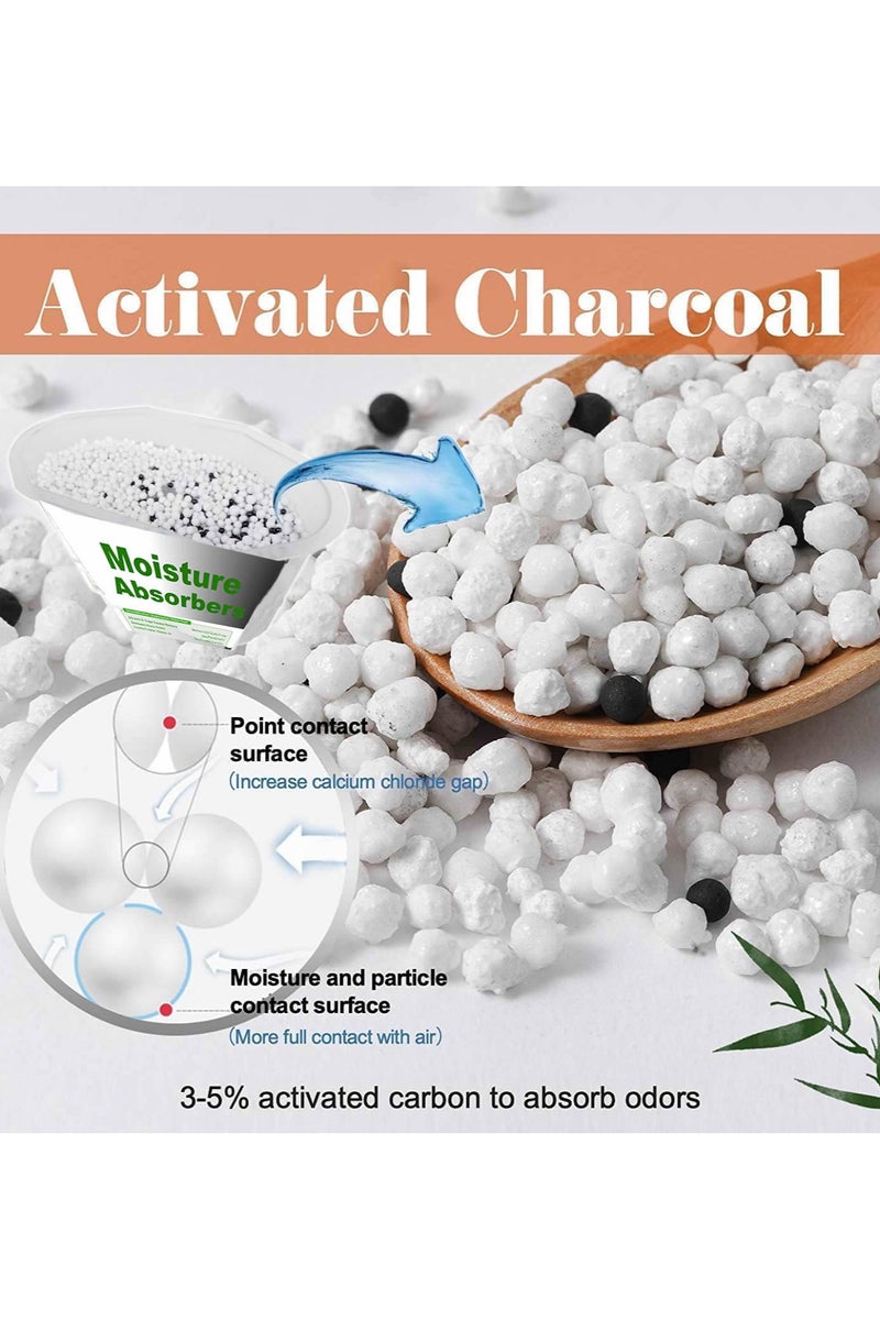 Household Dehumidifier Activated Charcoal Moisture Absorber and Odor EliminatorWardrobe Hygroscopic Anti-Mold Deodorizing Moistureproof Desiccant (4Pack) - Image 5