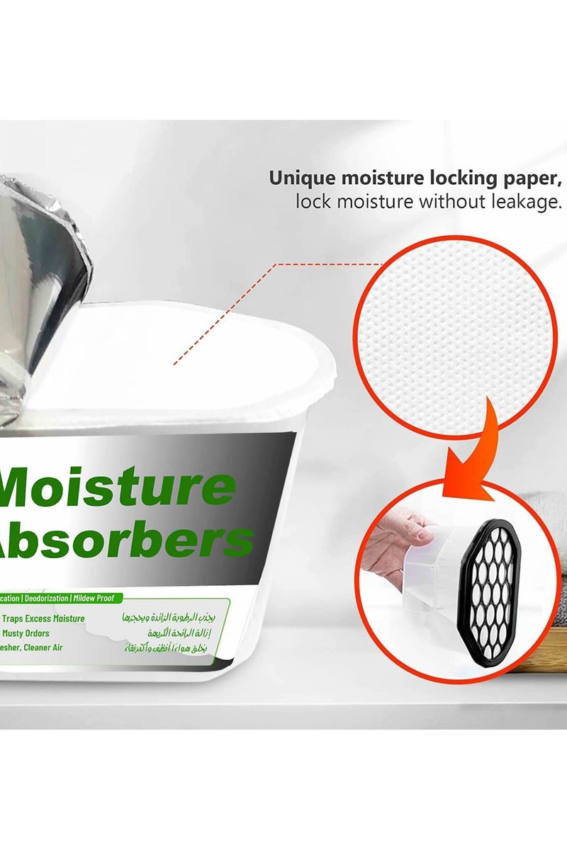 Household Dehumidifier Activated Charcoal Moisture Absorber and Odor EliminatorWardrobe Hygroscopic Anti-Mold Deodorizing Moistureproof Desiccant (4Pack) - Image 4