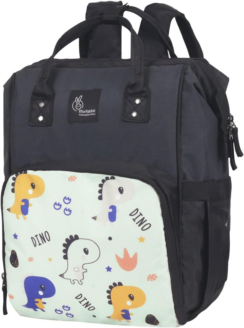 R for Rabbit Caramello Dino Diaper Bag - Image 1