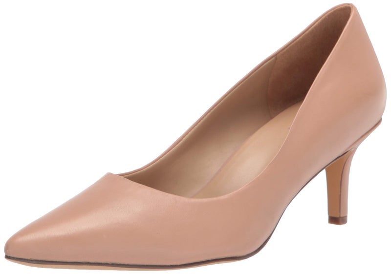 Naturalizer Womens Everly Pump Creme Brulee Beige Leather 8.5 M - Image 1