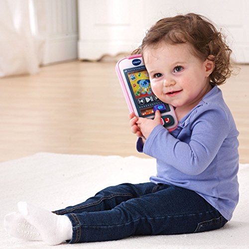 vtech هاتف الأطفال من VTech باللمس والسحب، وردي - Image 5
