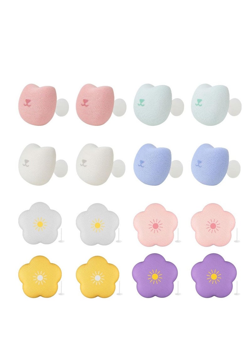 SOLARAE 16 Pcs Duvet Clips, Botton Duvet Fixing Holder, Non-Slip Blanket Buckles Quilt Holder, Suitable for Bed Sheet Clothes Pegs (Multi Colors) - Image 1