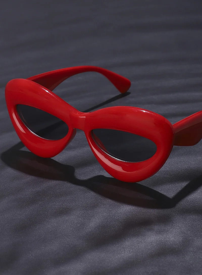 Haute Sauce Exaggerated Cat Eye Sunglasses