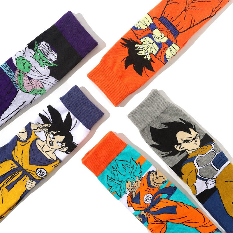 Cage Main Cartoon Cotton Tube Men'S Socks Animation Personality Men'S Socks Long Tube Cartoon Movie Socks Socks Supply - Image 5