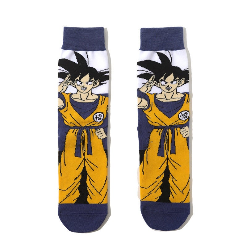 Cage Main Cartoon Cotton Tube Men'S Socks Animation Personality Men'S Socks Long Tube Cartoon Movie Socks Socks Supply - Image 1