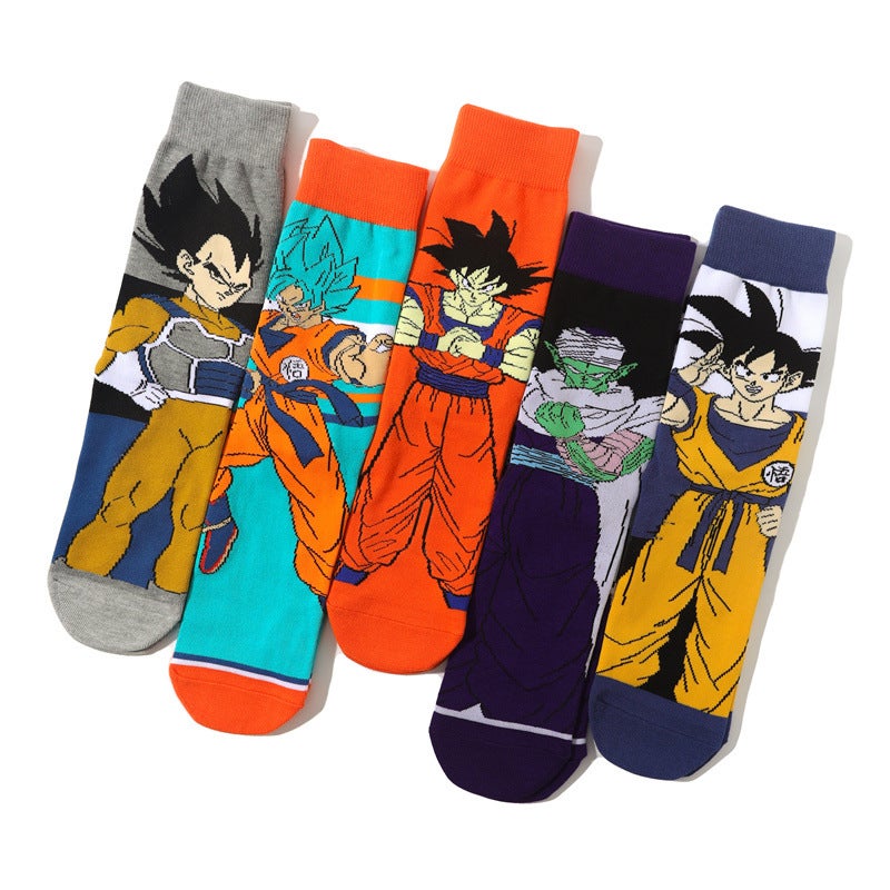 Cage Main Cartoon Cotton Tube Men'S Socks Animation Personality Men'S Socks Long Tube Cartoon Movie Socks Socks Supply - Image 3