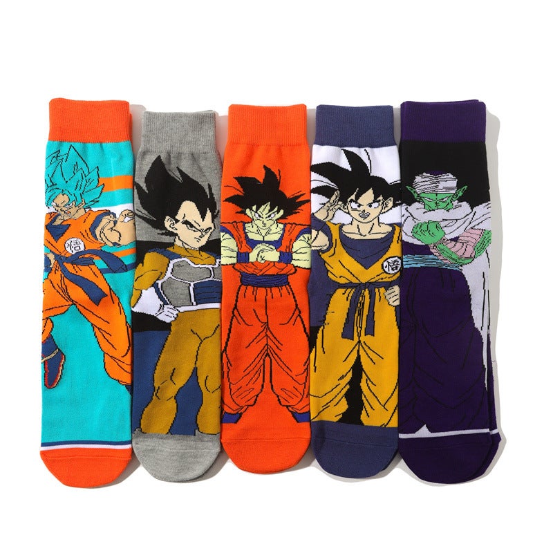 Cage Main Cartoon Cotton Tube Men'S Socks Animation Personality Men'S Socks Long Tube Cartoon Movie Socks Socks Supply - Image 2
