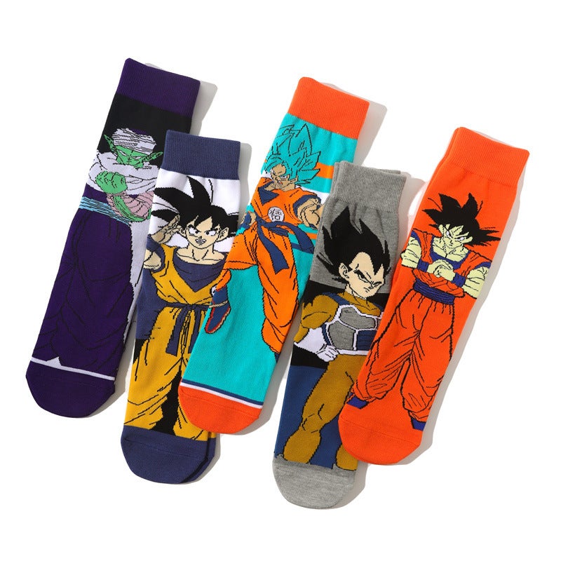 Cage Main Cartoon Cotton Tube Men'S Socks Animation Personality Men'S Socks Long Tube Cartoon Movie Socks Socks Supply - Image 4