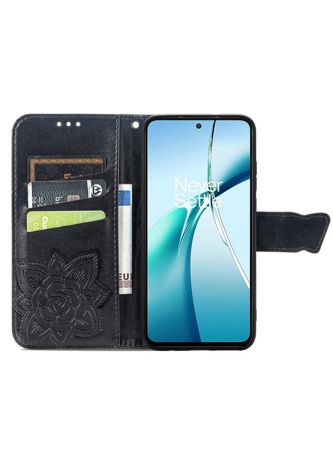 S-TOP Case For Nothing Phone 2a Plus Butterfly Love Flower Embossed Leather Phone Case - Image 3