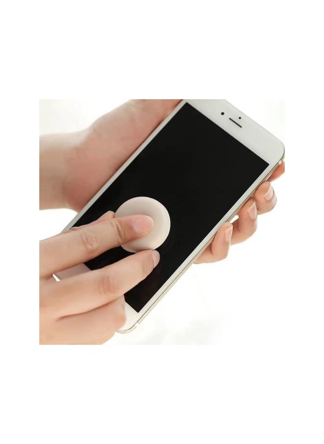 Generic - Macaron Mobile Phone Screen Wipes, Lens Wipe Glasses with Portable Keychain, Brush Key Pendant for Mobile Computer Electronic Devices Phone Screen Cleaner (8PCS) - Image 1