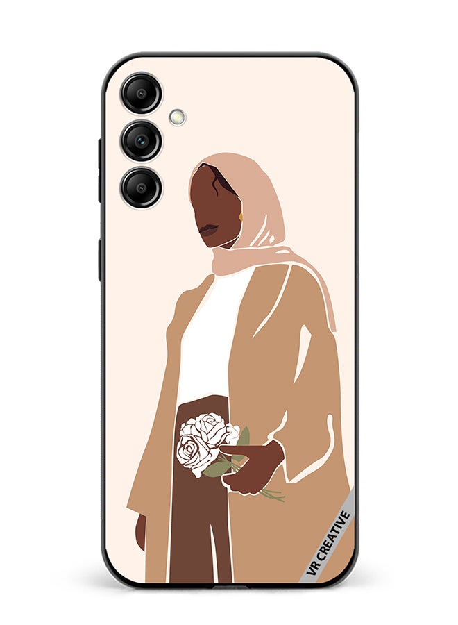 VR CREATIVE Protective Case Cover For Samsung Galaxy A55 Woman In Hijab Design Multicolour - Image 1