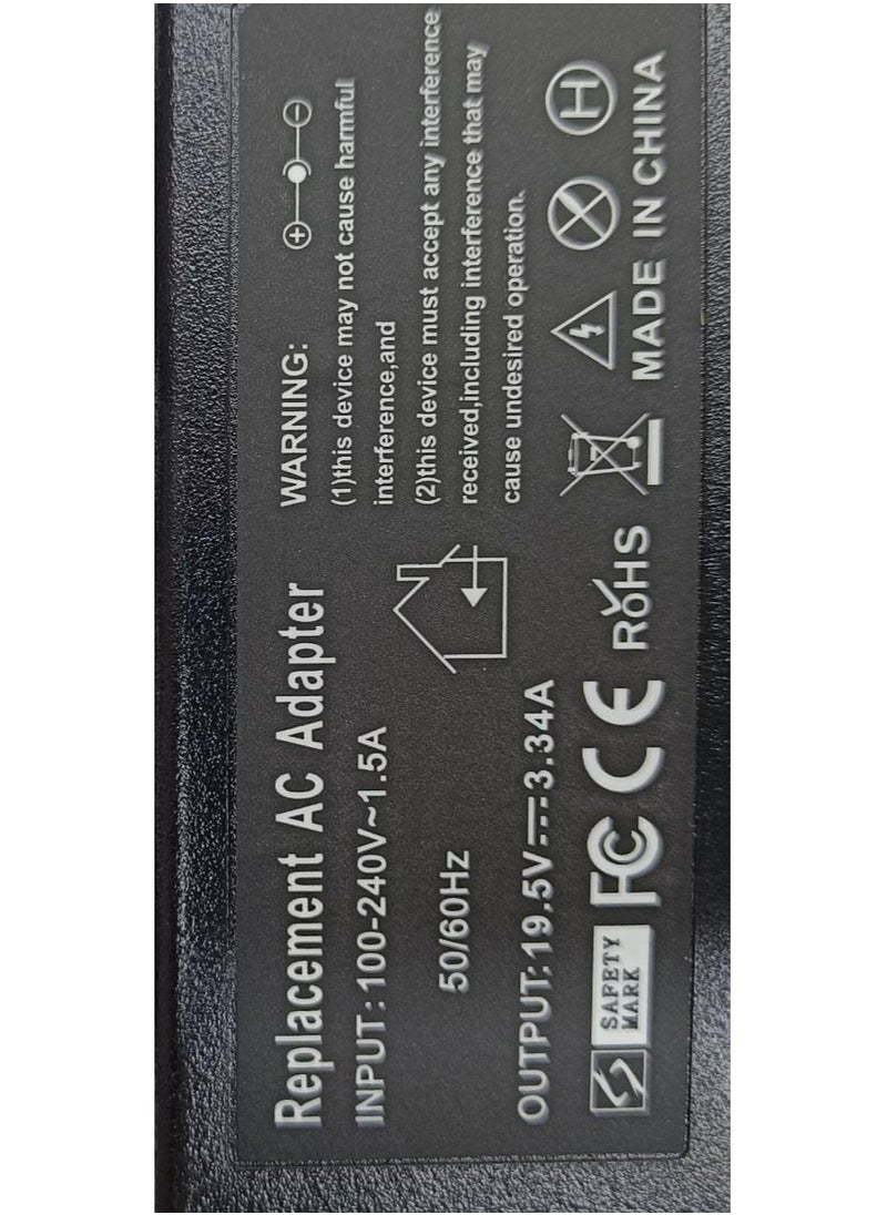 سي إس - Dell Latitude 19.5V 3.34A 65W E5250, E5270, E5440, E5450, E5470, E5540, E5550, E5570, E6440, E6540, E7240, E7270, E7440, E7470 65w Power Adapter Charger - Image 1