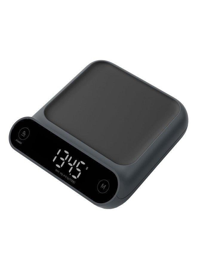Mooas Food Scale, Digital Kitchen Scales, Small Kitchen Scale, Weight in Grams, Ounces, Milliliters for Baking, Cooking, Meat, Dieting and Meal Prep, LED Display, Tare Function - Image 1