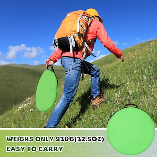 Wowangce 2 Pcs Pop up Mosquito Tent 1 Person Foldable Camping Tent with Ground Pin Portable Waterproof Bug Net for Bed Cot Outdoor Hiking Summer Camping(Green) - Image 5