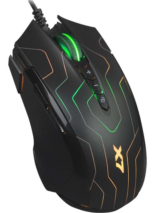 A4 Tech X89 Oscar X7 Neon Maze 2400DPI USB Macro Gaming Mouse