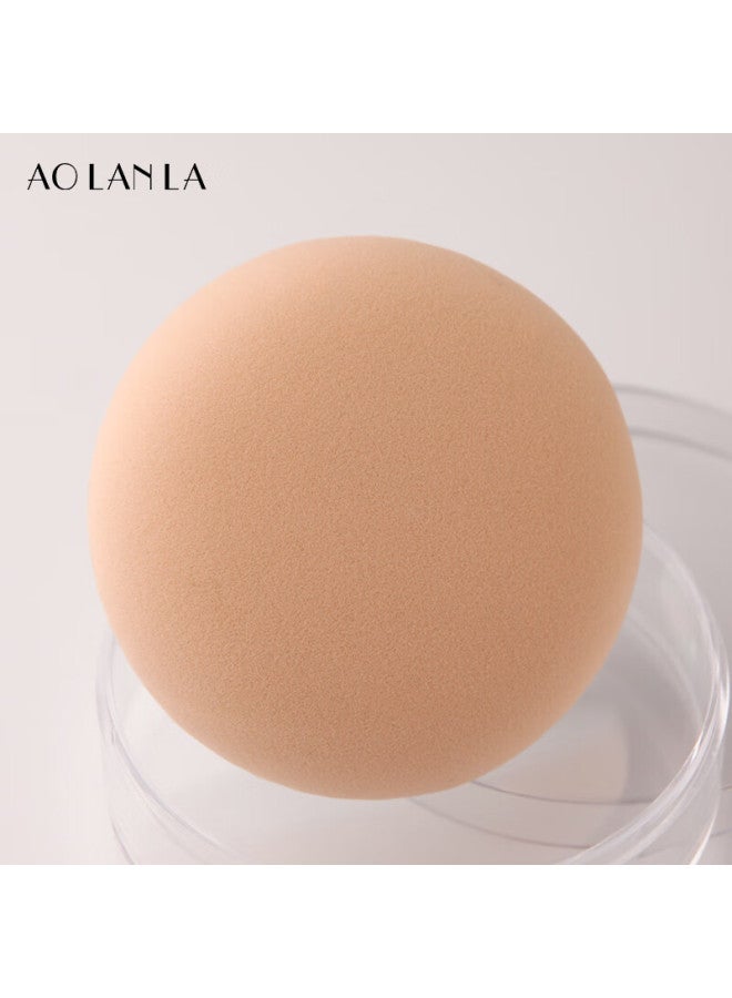 Aolanla Cotton Candy Powder Puff, Round, For Both Dry And Wet Use, Air Cushion Powder Puff, Foundation Puff, Individually Packaged, Single Unit - Image 1