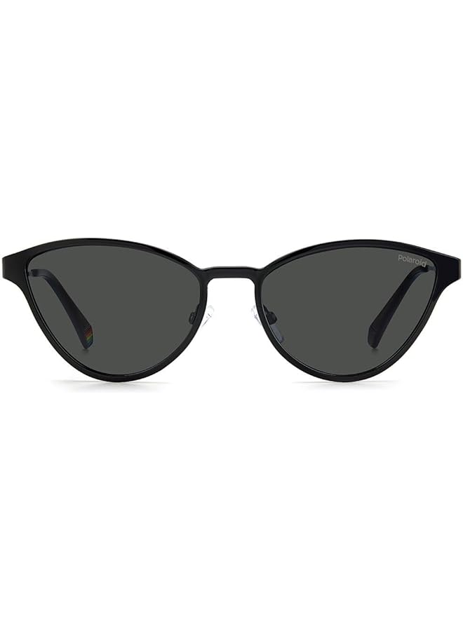 بولارويد نظارة شمسية PLD 6157/CS عين القطة للنساء مقاس 55 مم، لون أسود - Image 2