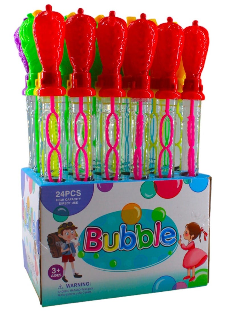Bubble 24pcs Bubble Stick Air Bubble Maker Bottle For Kids - Image 4